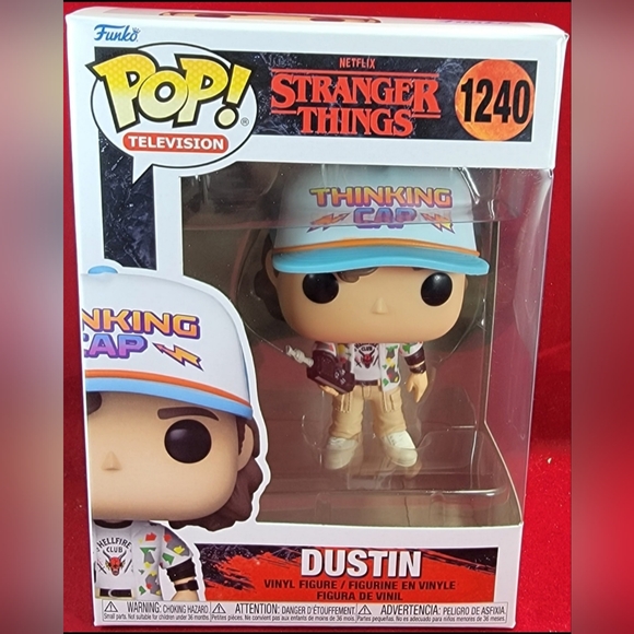 Dustin funko # 1240 (nib) Brand new dustin from stranger things funko pop. - Picture 2 of 7